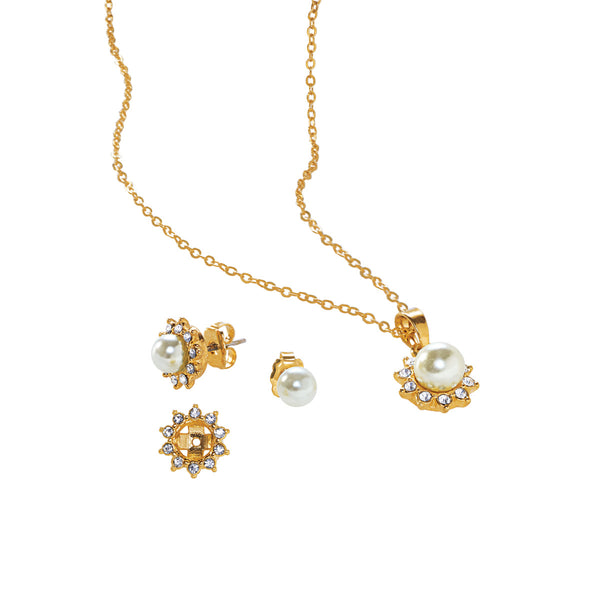 Avon Enya Necklace And Earrings Set