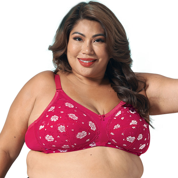 Avon Shapemakers Juita Sherry Red Non-Wire M-Frame Bra