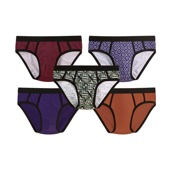 Avon Fashion Men's Club Leon 5-in-1 Bikini Brief Pack