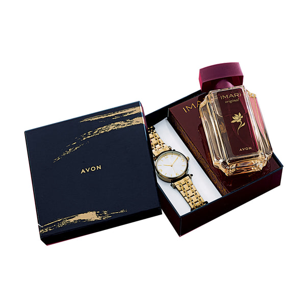 Avon Danica Watch and Perfume Set