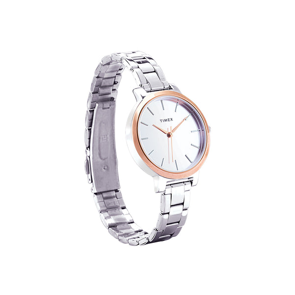 Avon Timex Silver Tone Dress Watch