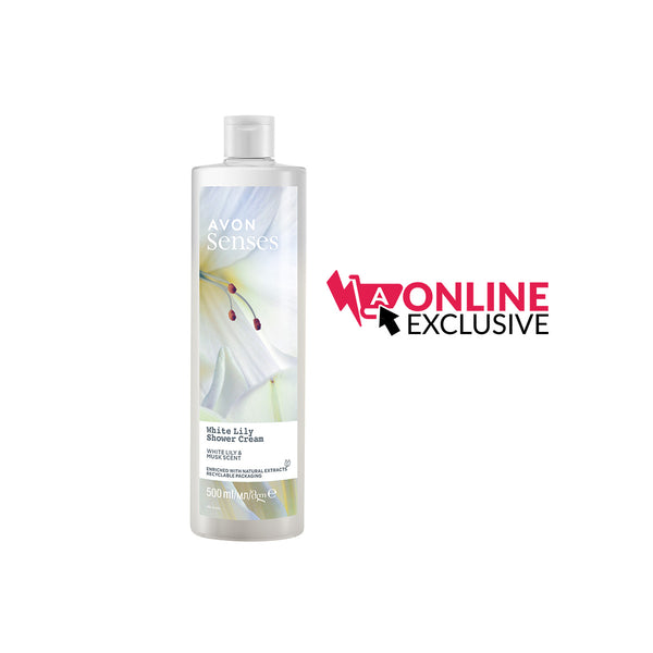 Avon Senses White Lily Shower Gel 500 mL