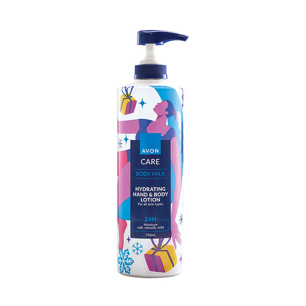 Avon Care Hydrating Milk Hand & Body Lotion 750 mL Holiday Giftable