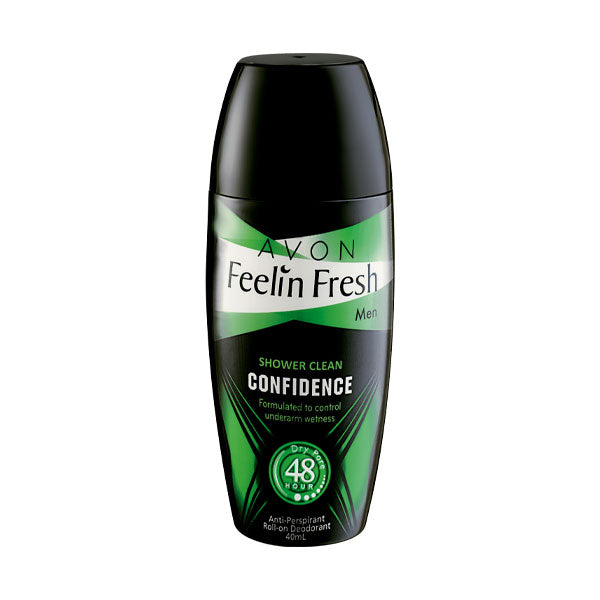 Feelin Fresh Men's Confidence Antibacterial Roll-On Deodorant 40ml