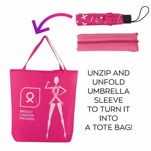 Breast Cancer Promise Umbrella And Tote Bag Set
