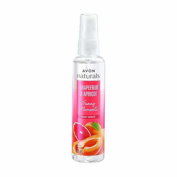 Avon Naturals Body Spritzes In Grapefruit And Apricot 100ml
