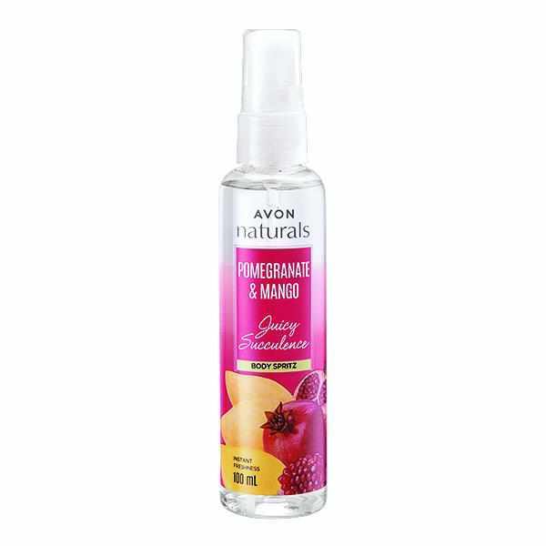 Avon Naturals Body Spritzes In Pomegranate And Mango 100ml