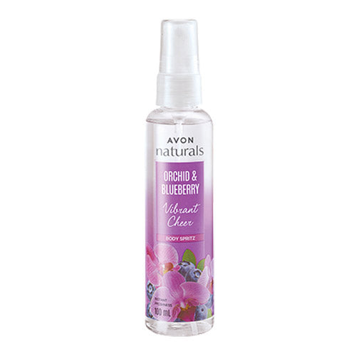 Avon Naturals Body Spritzes In Orchid And Blueberry 250mL