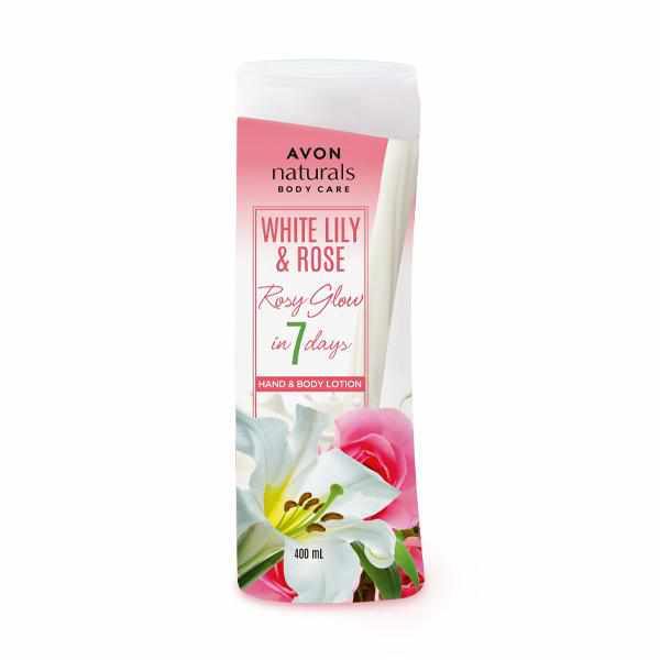 Naturals White Lily & Rose Hand & Body Lotion 400 ml