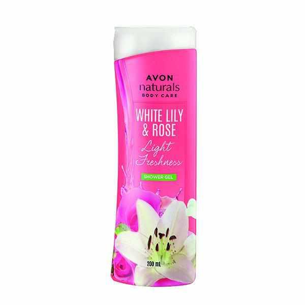 Naturals White Lily And Rose Shower Gel 200ml