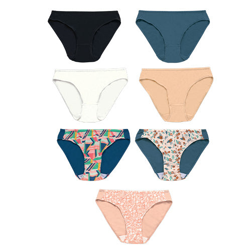 Micaela 7-in-1 Bikini Panty Pack