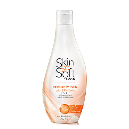 Skin So Soft Perfectly Even with 99% Kojic + SPF 6 Hand and Body Lotion 250 ml
