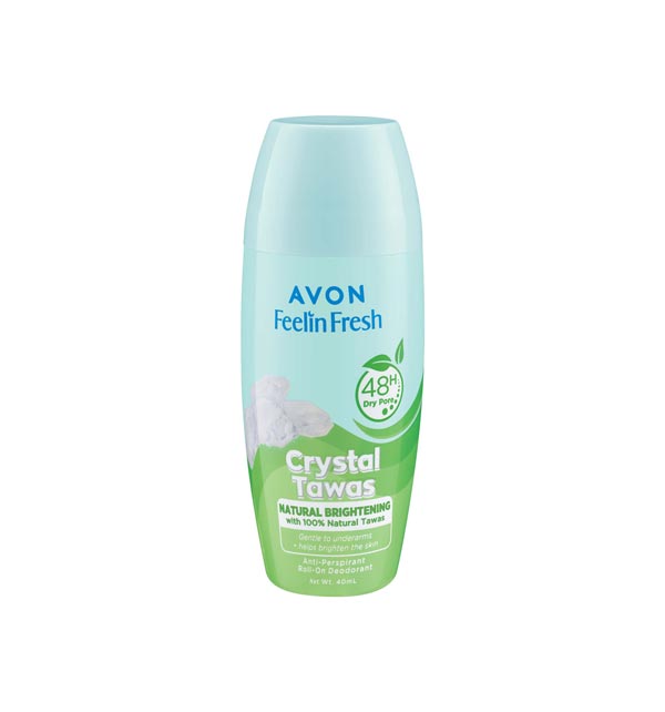 Feelin Fresh Crystal Tawas Anti-perspirant Roll-On Deodorant 40 mL