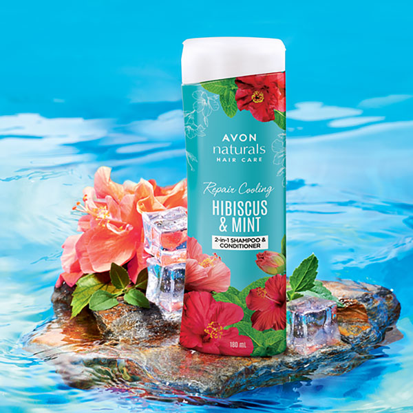 Naturals Hibiscus & Mint 2-in-1 Shampoo & Conditioner 180 mL
