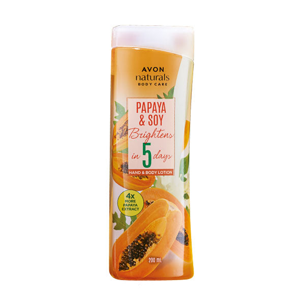 Naturals Papaya Soy Hand & Body Lotion (5 Days)