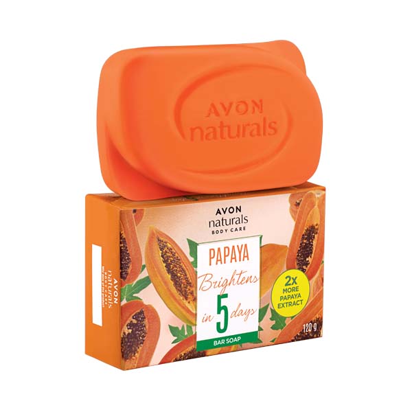 Naturals Papaya & Soy Bar Soap 120g (5 Days)