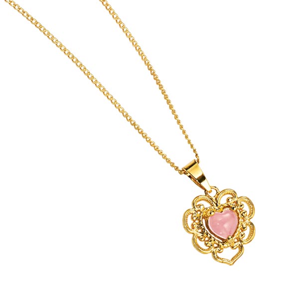 Lagertha Heart Genuine Gem Necklace