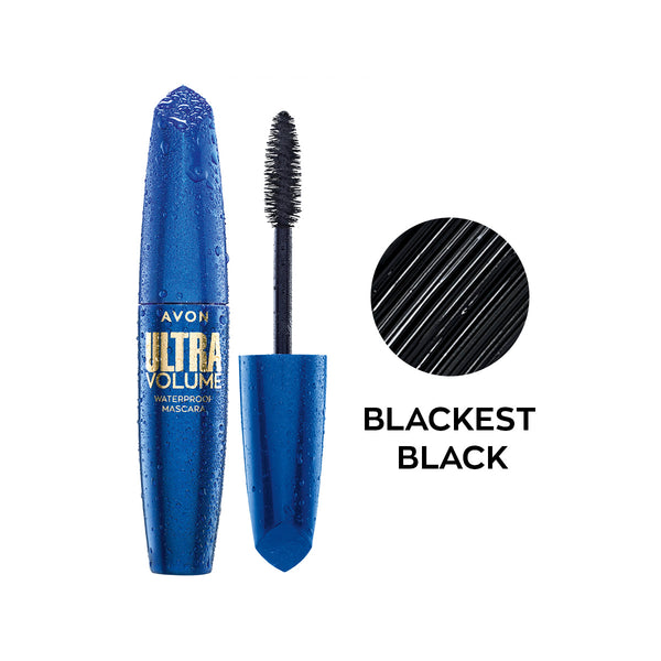 Avon Ultra Volume Waterproof Mascara 10 g - Blackest Black