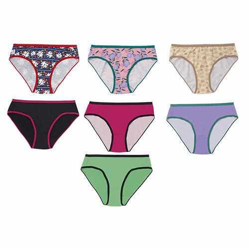 Giselle 7-in-1 Microfiber Hipster Panty Pack