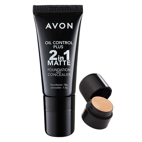 Ideal Oil Control Plus 2-In-1 Matte Foundation 18g And Concealer 1.5g In Neutral